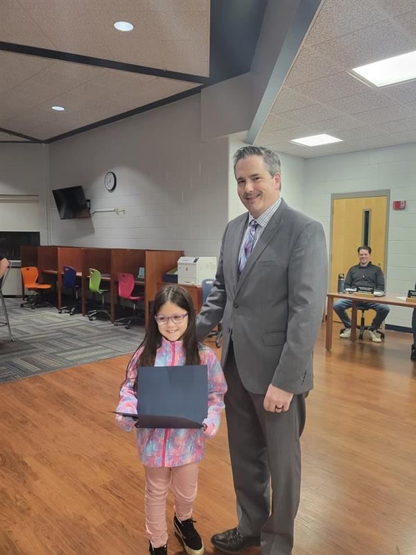 September student of the month Victoria Martinez