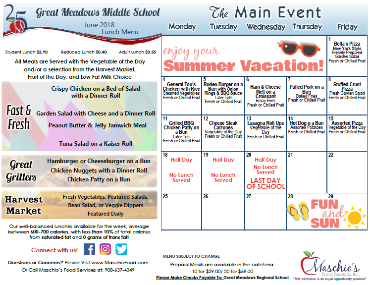GMMS Menu 